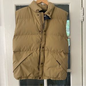 80s Vintage Down Puffer Vest -Small